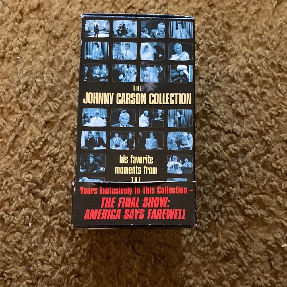 VHS Johnny Carson Collection 4 set tapes